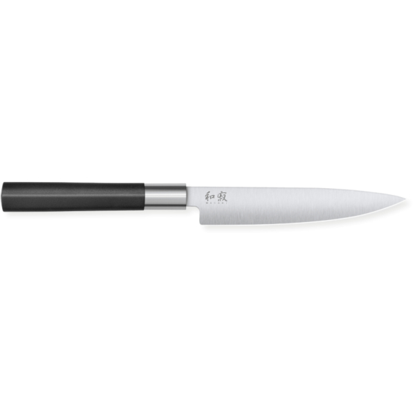 Μαχαίρι Γενικής Χρήσης Wasabi Black 15cm Kai 6715U