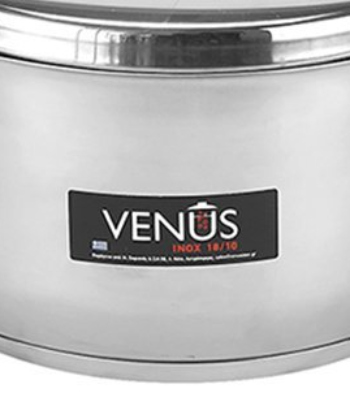 Κατσαρόλα 24cm με Μεταλλικές λαβές Inox 18/10 Venus – Cookla Home