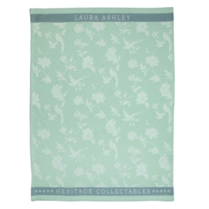 Tea Towel 50x70cm Βαμβακερή Mint Flowers-Heritage Laura Ashley 180805