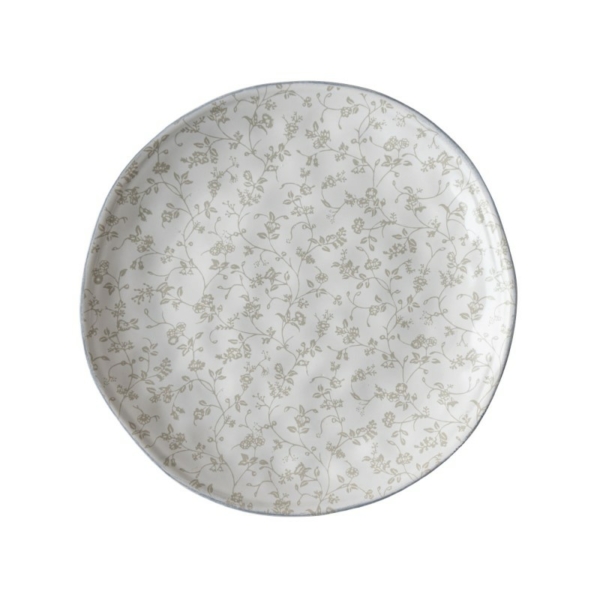 Πιάτο Ρηχό 23cm Stoneware White Decorated-Artisan Collectables Laura Ashley LA183184