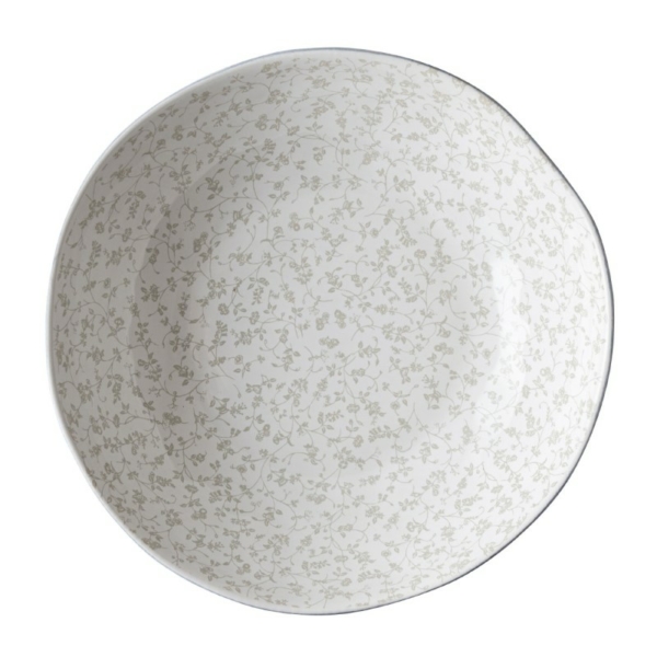 Σαλατιέρα 26cm Stoneware White Decorated-Artisan Collectables Laura Ashley LA183194
