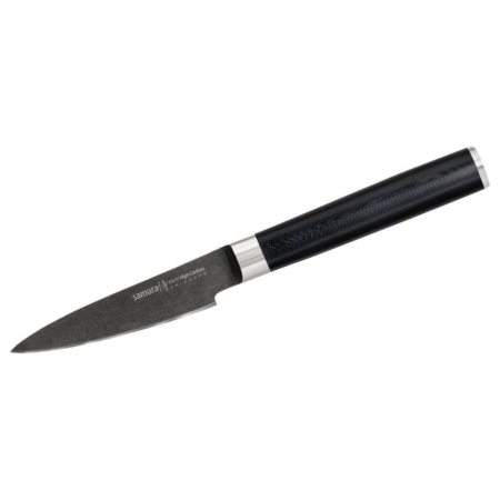 Μαχαίρι Ξεφλουδίσματος από Ανοξείδωτο Ατσάλι 9cm MO-V STONEWASH Samura SM-0010B